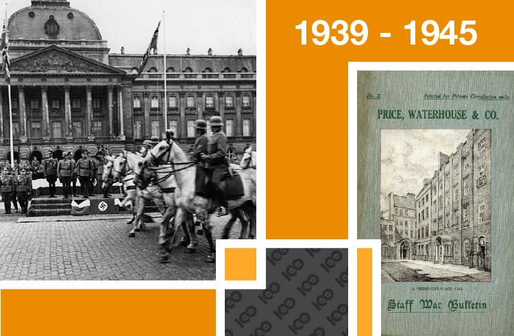 During World War II Price Waterhouse is appointed controller of the financial side of the Belgian shipping fleet’s transactions.